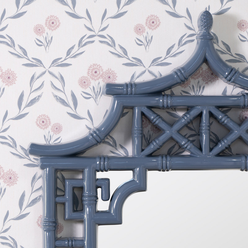 Colombe Shing Wall Mirror, Denim