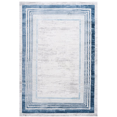 Métier à tisser et tapis bleu / bleu 2x3 pour le salon, la chambre à coucher, la salle à manger - sans perte de teinture, teinture, décoration intérieure élégante sans perte de poils, décoration idéale