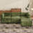 Modern Oversize 100-inch Chenille Sofa With Ottoman. Free Combination, No Tool Assembly-123143437