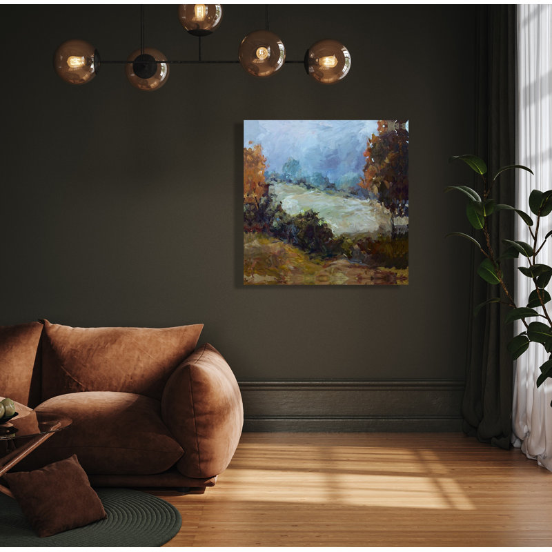 Across The Way - Artist Enhanced Canvas Print, 20" H x 20" W x 1" D, Wrapped Canvas