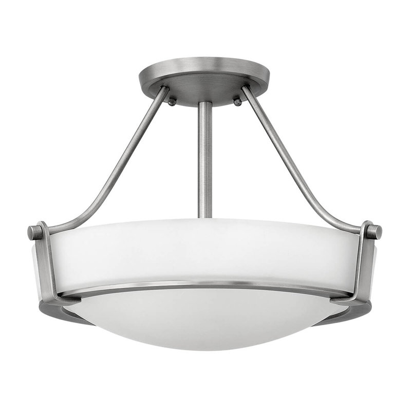 Prieto Glass Semi Flush Mount