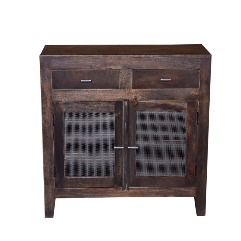Armoire 2 portes en bois Porter, 35 x 13 x 36