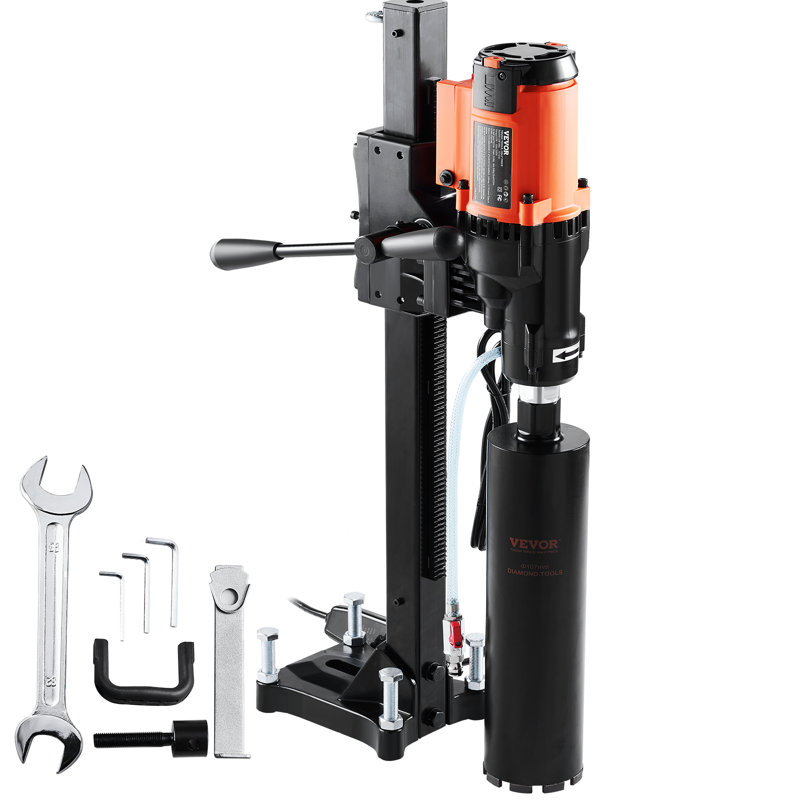 Diamond Core Drilling Machine, 8in Wet&Dry Concrete Core Drill Rig