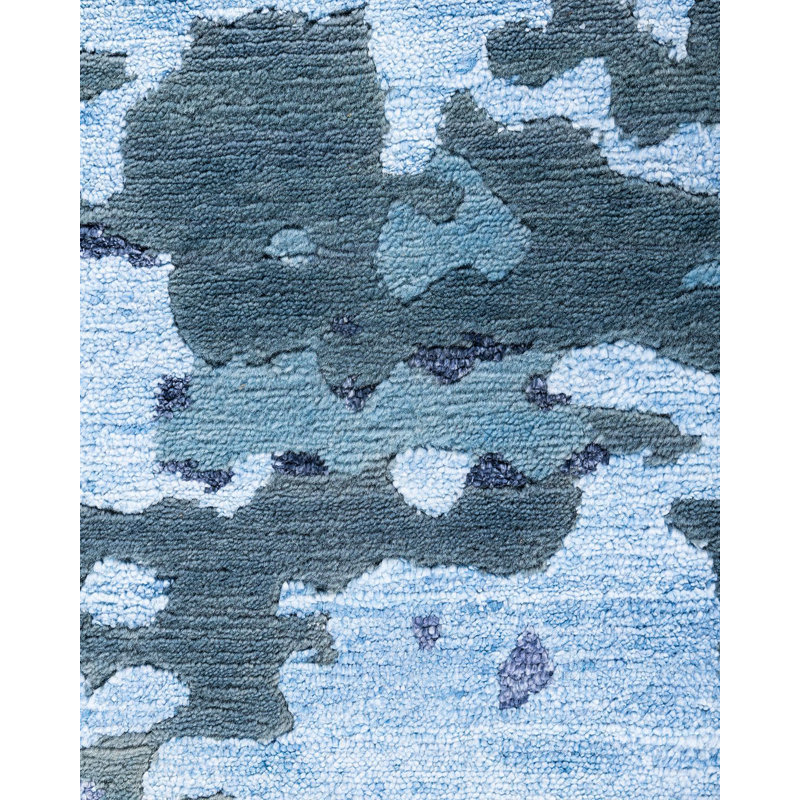 Overdyed One-of-a-Kind Rectangle 8'2" X 10'2" Hand Knotted Area Rug
