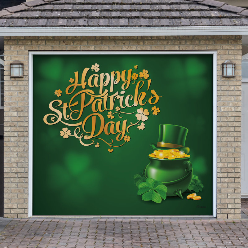Murale de porte joyeuse st. patrick