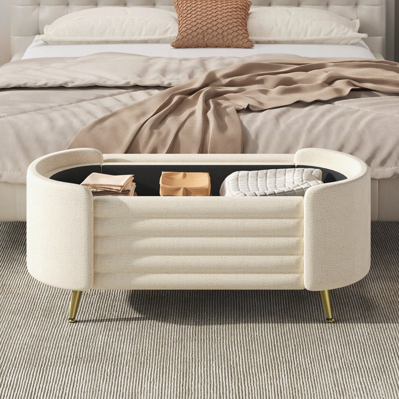 Repose-pieds Modern, Beige
