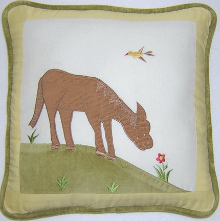 Appletree Farm Cotton Blend Throw Pillow