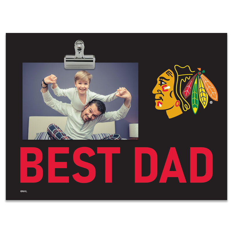 Blackhawks Bright Line - Best Dad Clip Frame