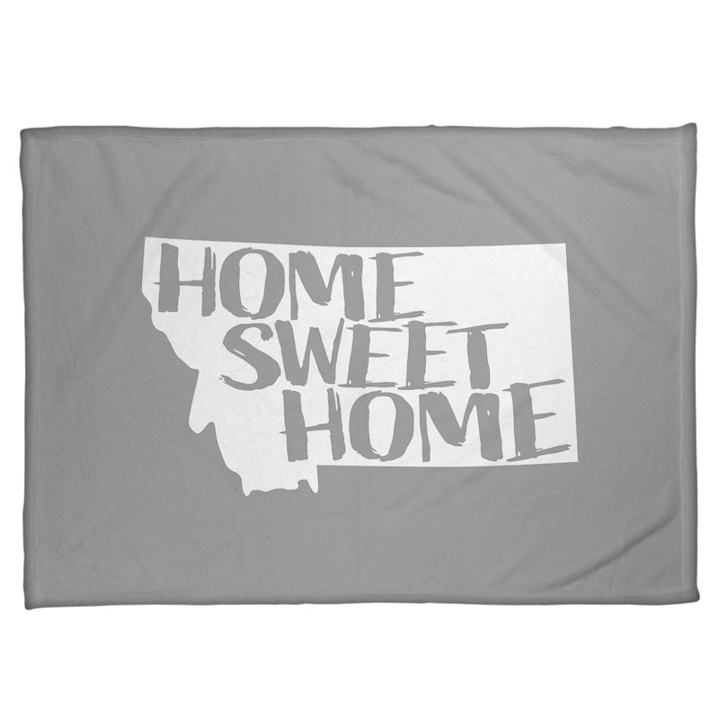 Jeté en polaires pour montana home, l 62,5 po x L 82,5 po, Gris