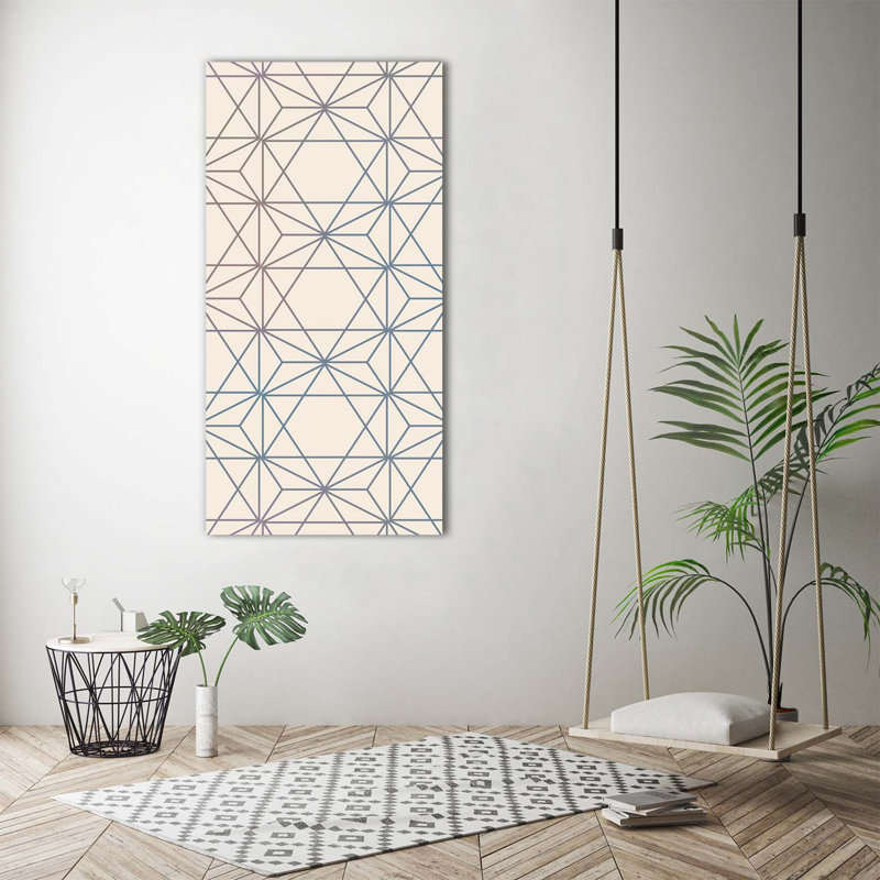 Geometric Background - Wrapped Canvas Print