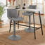 Tabouret de bar réglable en polyuréthane-112043345