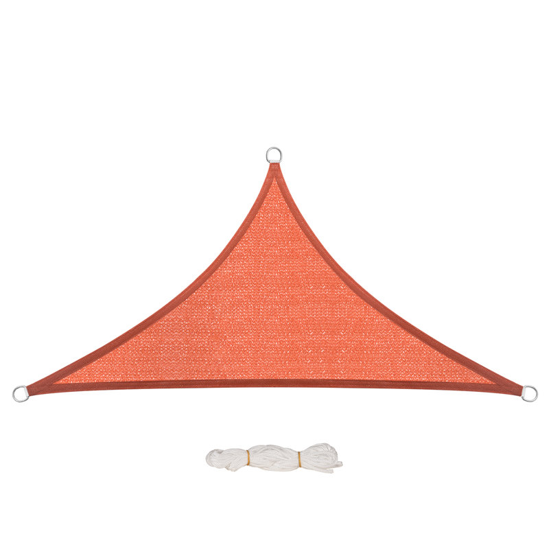 Dupuyer Triangular Shade Sail, Terracotta, 420cm W x 420cm D
