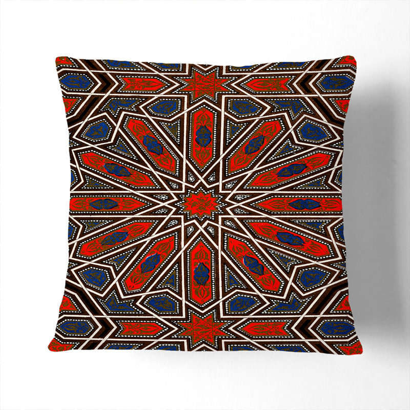 Square Throw Cushion, 40cm H x 40cm W x 15cm D