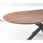 Table basse à conception extensible, plateau et pieds en métal, 120/160 / 200X120x75cm, couleur noyer, option d'assemblage, palette de couleurs, processus facile
