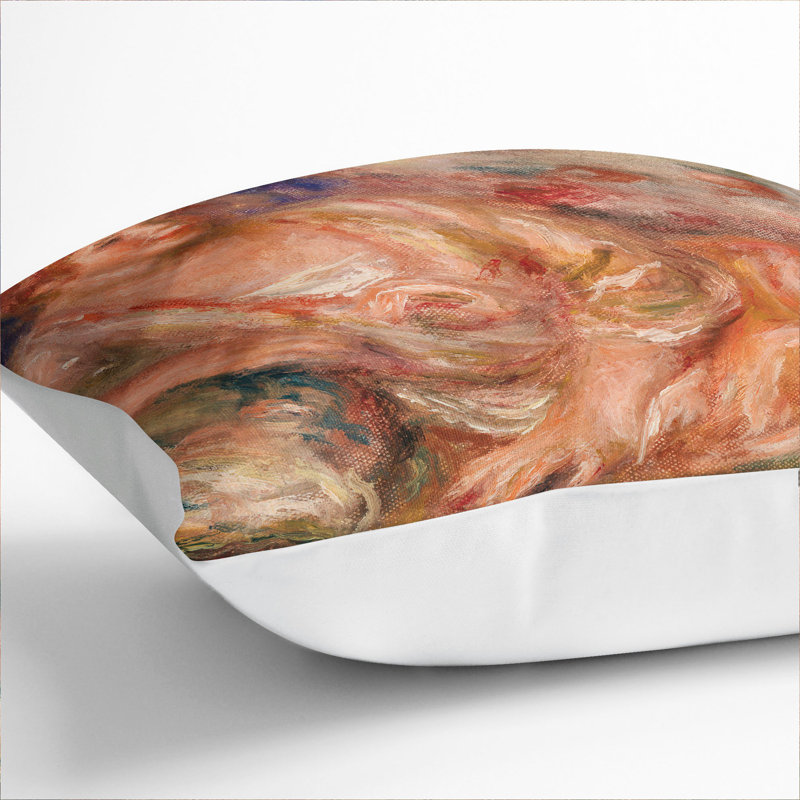 Andree in Pink Scatter Cushion, 40cm H x 40cm W x 15cm D, White