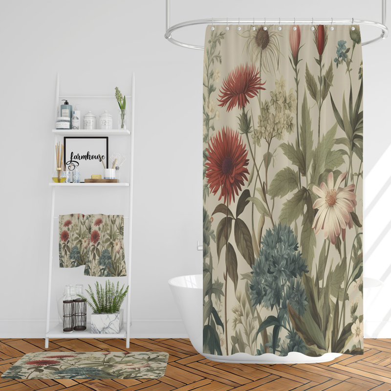 Floral Shower Curtain