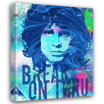 «Danielsville Jim Morrison Break On Thru On Canvas» par Steven Chambers, reproduction