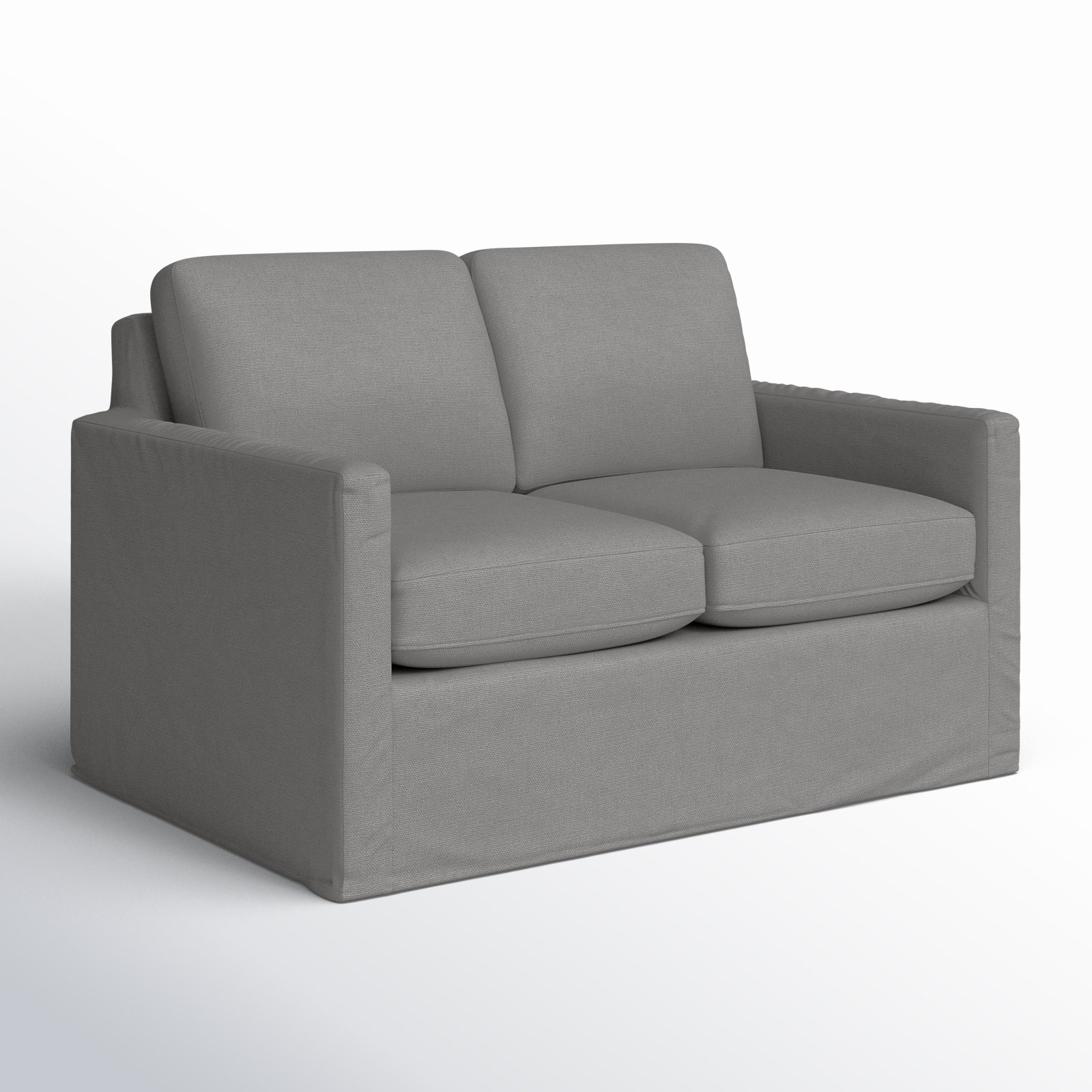 Savannah 58'' Loveseat, Bayou Light Gray Canvas