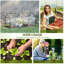 Mini Greenhouse Portable Flower Planter Vegetable Grow House 120 x 60 x 60 cm, Clear