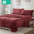 4 PCS Micro Plush Sheet Set-115187752-115187751