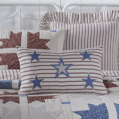 Celebration Star Applique Pillow