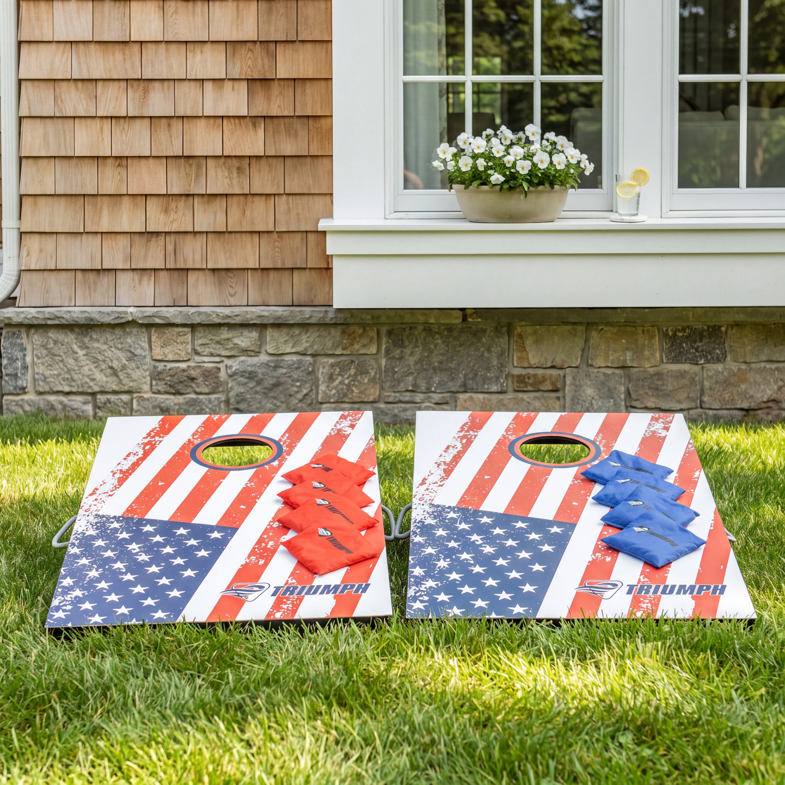 Patriotic Bean Bag Toss Set