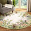 Tapis vert en laine bouclée fabriqué à la main Hogle-21273946
