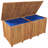 Ebern Designs Meradith 175cm W Water Resistant Acacia Solid Wood Deck Box in Brown