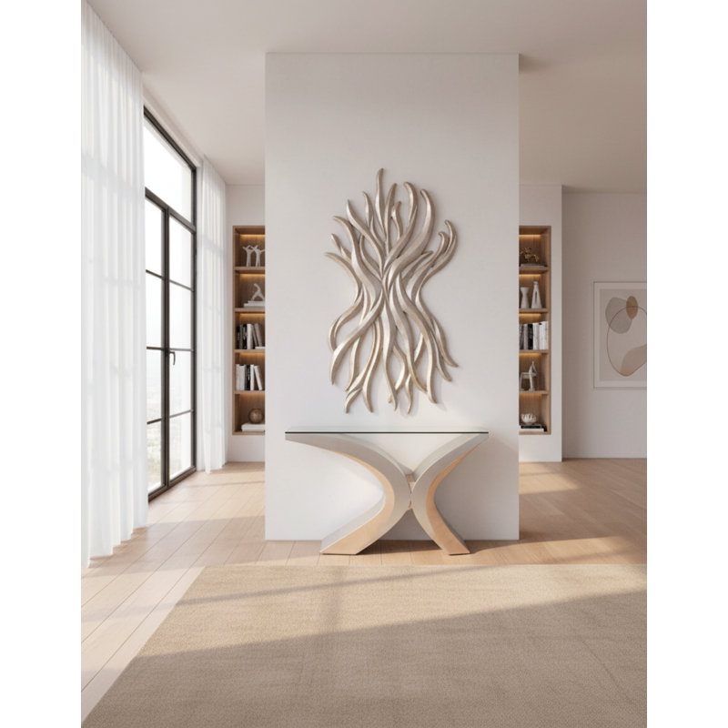 48'' W Glass Console Table