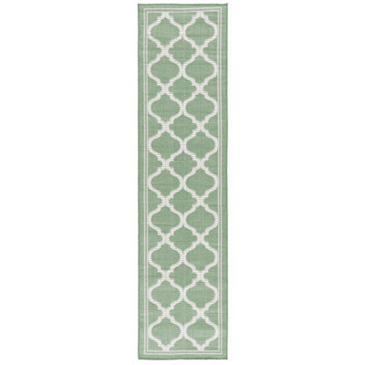 Jaxzen Performance Machine Washable Geometric Indoor/Outdoor Area Rug
