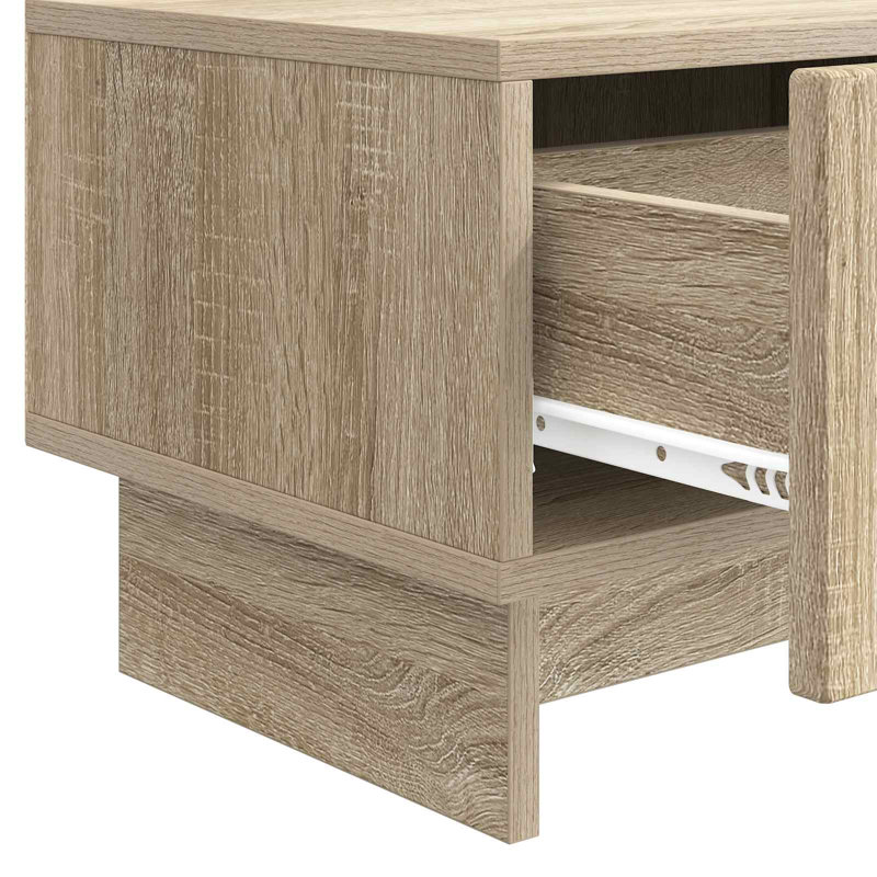 Unfinished TV Stand for TVs up to 65", Sonoma Oak