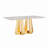 70'' Rectangle Faux Marble Dining Table-1600117518-1600117505