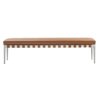 Modern Light Luxury Bedroom Bed End Stool Leather Match Upholstered Bench