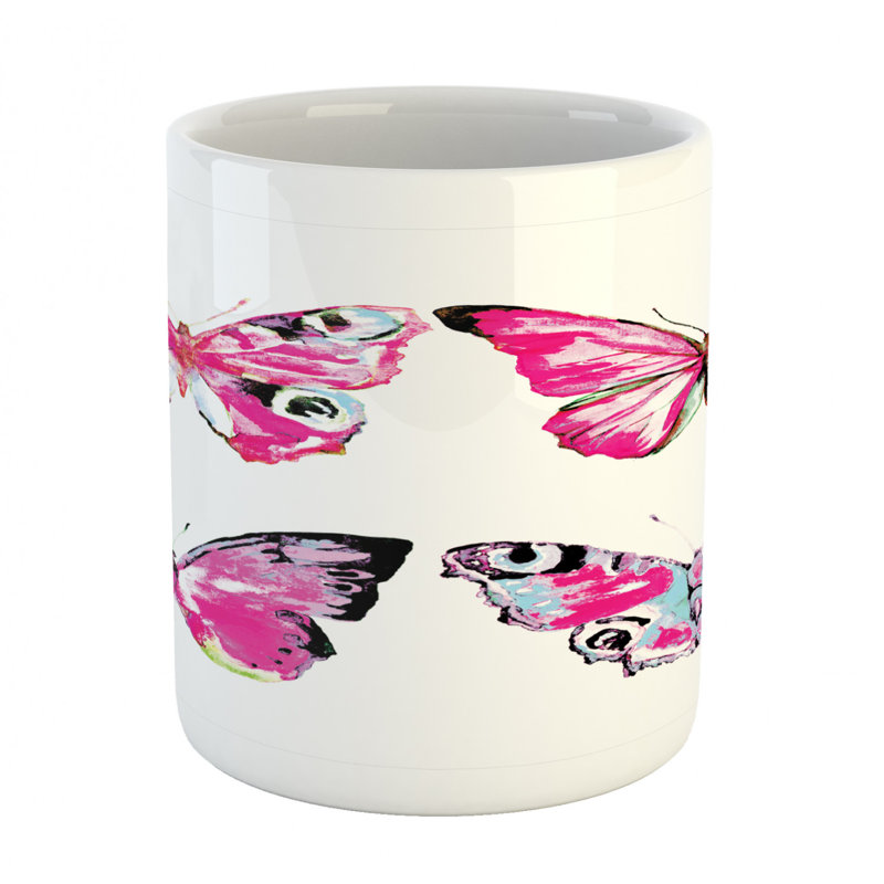 Grande tasse à café aquarelle