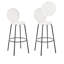 Rheuark Upholstered Bar Stool with Steel Frame-1000081984