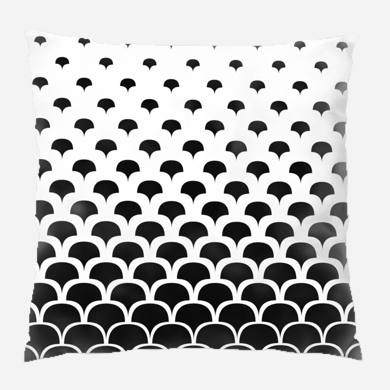 Geometric Microsuede Reversible Throw Pillow