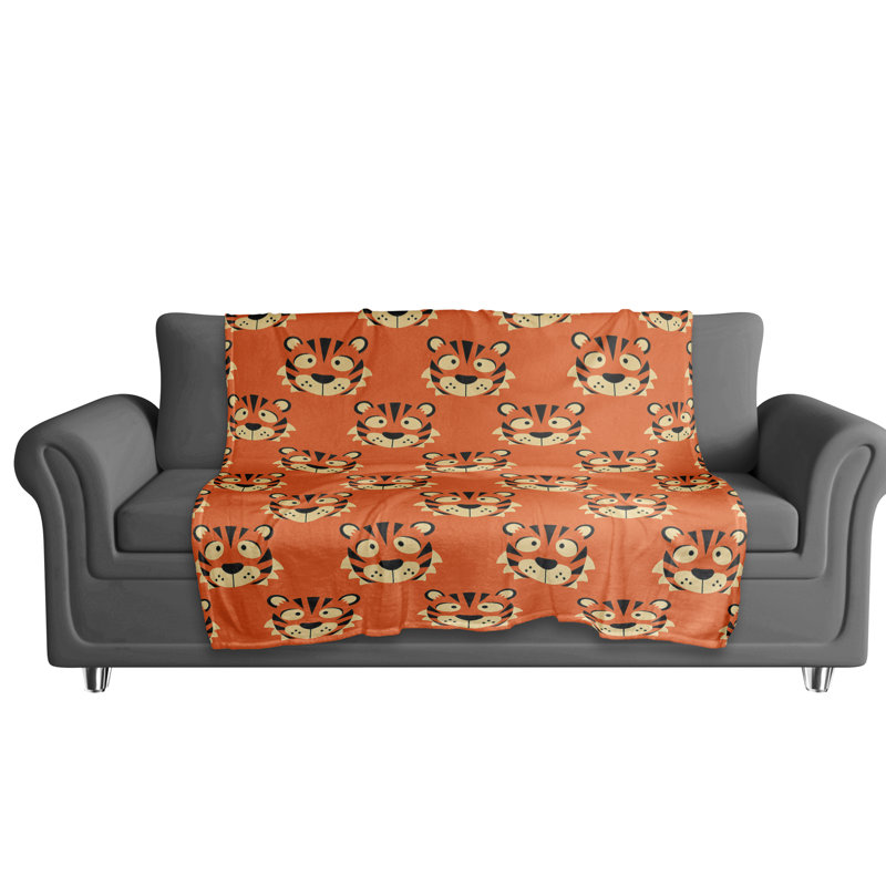 Jeté Emmett Collection Tiger Face Friend