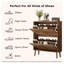 [80cm] Medieval Modern Independent Shoe Cabinet with 2 Flip Drawers
