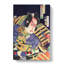 An Actors Portrait by Toyohara Kunichika - Wrapped Canvas Painting-55320054