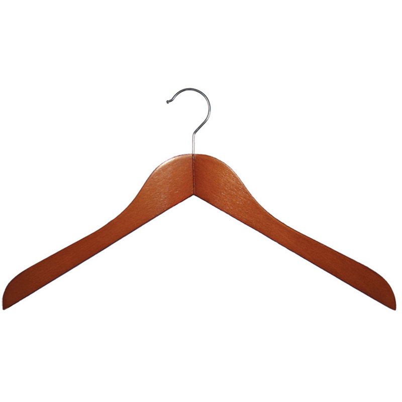 Cintre standard en bois Mccullum pour robe / chandail / chandail, Cerise