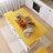 53" Drop-Leaf Countertop Kitchen Cart With Power Outlet And Spice Rack & Towel Rack-401308123