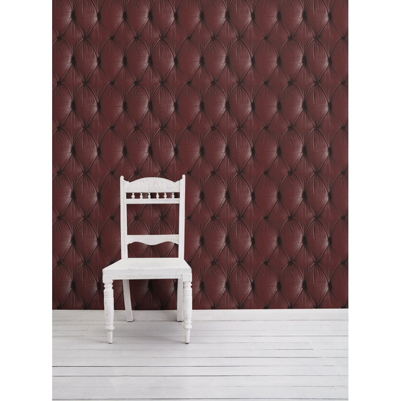 Howe 10m x 52cm Textured Matte Wallpaper Roll, Red