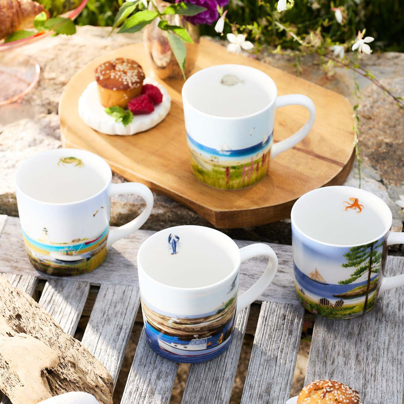 Felix Doolittle Handmade Porcelain Coffee Mug