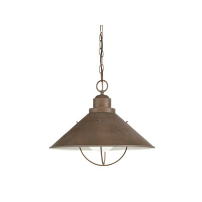 Kichler Seaside 1-Light Outdoor Single Cone Pendant