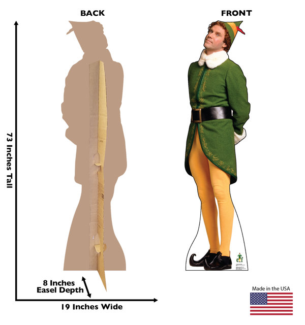 Buddy the Elf Outdoor Stand-Up