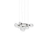 Puppet Ring Suspension 7A Amber Transparent Matt Black Nickel G9 Ul