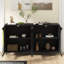 60" W 4-Doors Sideboard With Adjustable Shelves-1909843423