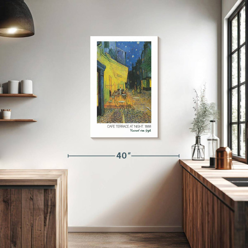 Affiche de l'exposition Cafe Terrace Van Gogh, H 36 po x l 24 po