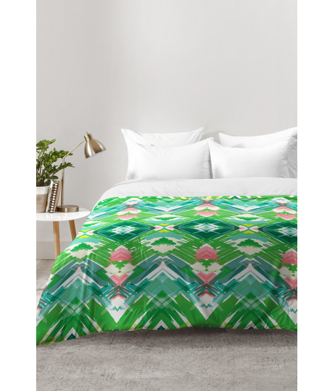 Ensemble d'édredon Tropical Holiday, Édredon pour très grand lit + 2 très grandes ta