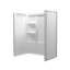 Mur de douche en alcôve Sterling blanc brillant-110782100